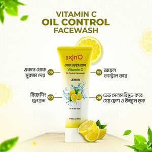 Skin'O Vitamin C Oil Control Facewash 110ml - Lemon