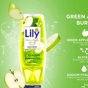Lily Green Apple Burst Body Wash 500ml