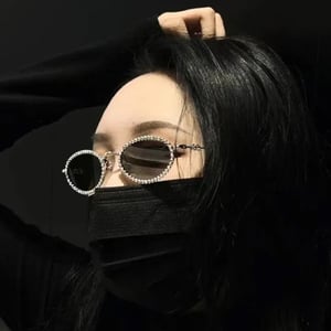 New Oval Diamond Sunglass (240039)