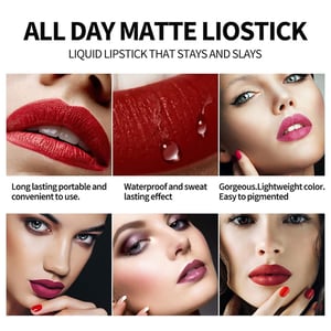 Handaiyan 6pcs Matte Liquid Lipstick Set - A
