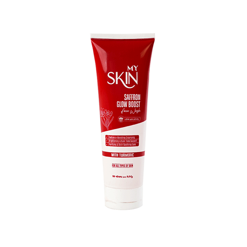 My Skin Saffron Glow boost With Turmeric Face Wash For All Type Skin 100ml
