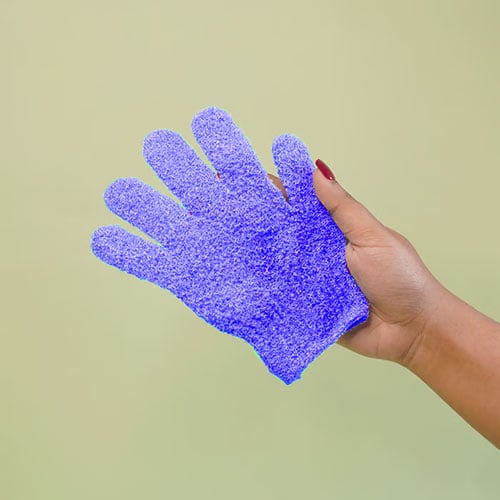 Body Scrubber Bath Gloves - Lavender