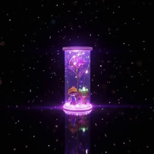 Romantic Couple Lightning Rose - Pink