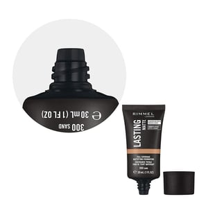 Rimmel Lasting Matte Full Coverage Foundation 30ml - 300 Sand