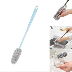 Bottle Cleaning Silicone Brush - Baby Blue