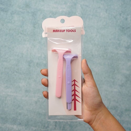 Keli 2 In 1 Razor 2pcs Set - Pink & Purple