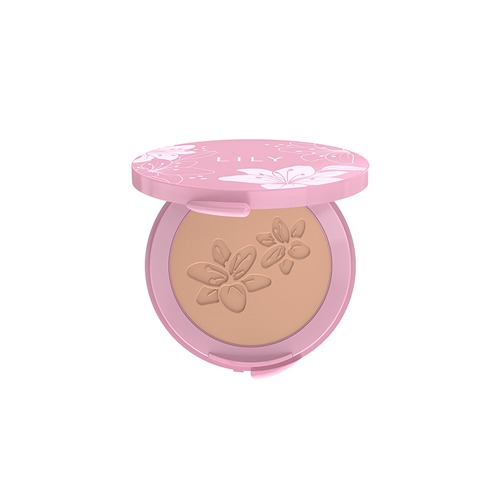 Lily Flawless Matt 3 Way Compact Powder 10g - Coconut 004