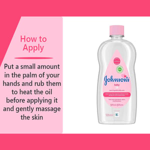 Johnson's Baby Oil 500ml •