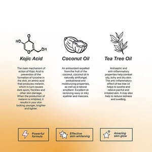 Kojie San Skin Lightening Kojic Acid Soap 65g - 3pcs •