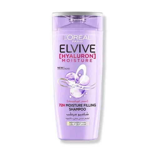 L'Oreal Paris Elvive Hyaluron 72h Moisture Filling Shampoo For Dehydrated Hair 400ml •