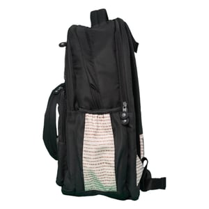 Stripelnc Exclusive School Backpack - Black & White Leaf