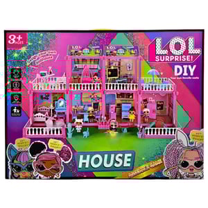 L.O.L. Surprise Diy Dollhouse Toy Set 140pcs