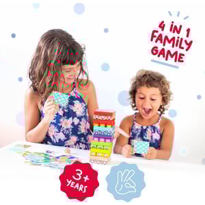 Games Hub Wooden Animal Tumble Tower Toy Game (5238)