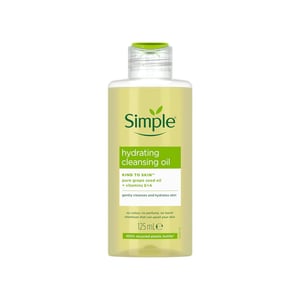 Simple Kind To Skin Hydrating Cleansing Oil 125ml •