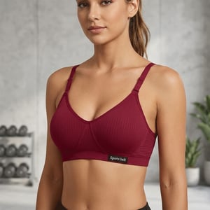 Soft Padded Bras For Women - 38 Red