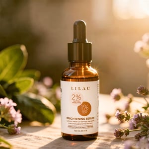 Lilac Brightening Serum with 2% Alpha Arbutin and 1% Kojic Acid 30ml