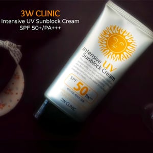 3W Clinic Intensive UV Sunblock Cream SPF50 PA+++ 70ml •
