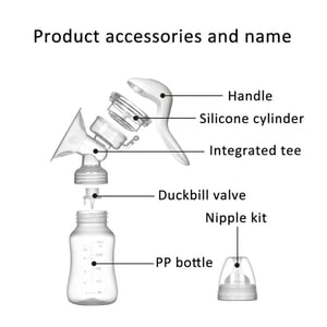 Manual Massage Breast Pump With Feeder 150ml