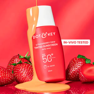 Dot & Key Strawberry Dew Tinted Sunscreen 50ml SPF 50+ PA++++ 05 Beige  •