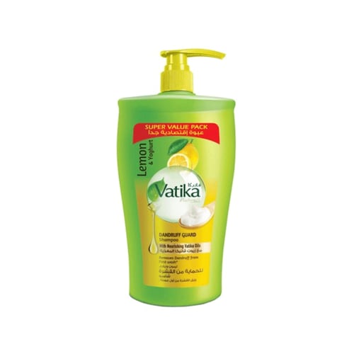 Dabur Vatika Naturals Lemon & Yoghurt Dandruff Guard Shampoo 1000ml•