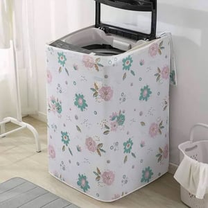 Yalijin Washing Machine Cover - White Floral