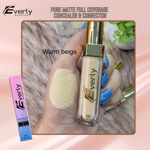 Everly Beauties Pure Matte Concealer & Corrector - Warm Beige