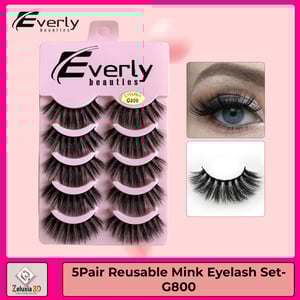 Everly Beauties Series 5Pairs False Eyelash Set - G800