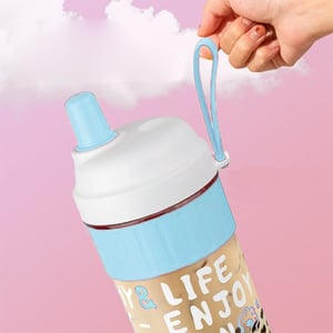 Tedemei Baby Water Bottle With Straw 600ml - Blue