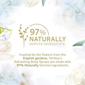Yardley London English Gardenia Body Spray For Women 150ml  •