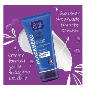 Clean & Clear Blackhead Clearing Daily Scrub 150ml •