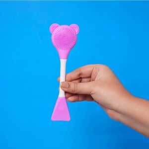 Multi-Functional Silicone 2-in-1 Face Scrubber & Spatula Stick - Lavender