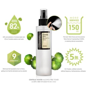 COSRX Centella Water Alcohol Free Toner 150ml •
