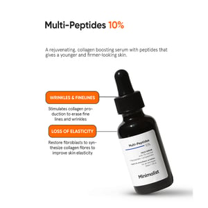 The Minimalist Multi Peptides 10% Face Serum 30ml •
