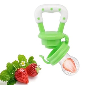 Baby Fruit & Vegetable Food Mesh Feeder - Green
