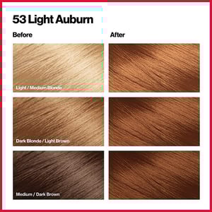 Revlon ColorSilk Beautiful 3D Hair Color - 53 Light Auburn  •