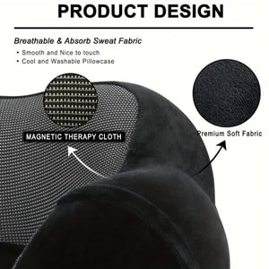 Adjustable Ultra Soft & Comfort Travel Pillow - Black