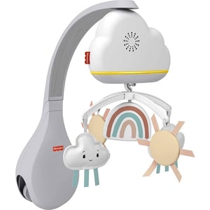 Fisher-Price Rainbow Showers Bassinet to Bedside Mobile (0241)
