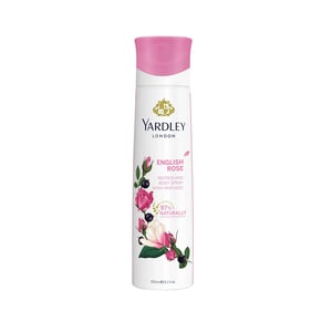 Yardley London English Rose Body Spray For Women 150ml  •