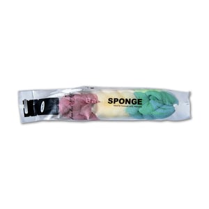 JunMei Spa Long Bath Sponge - Pink Cream Deep Teal Blue