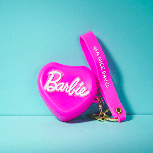 Baby Love Shape Silicon Bag - Deep Pink