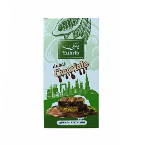 Yathrib Dubai Chocolate Kunafa Pistachio 200g  •