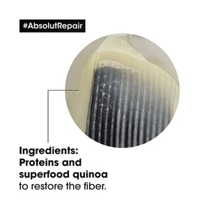 L'Oreal Paris Professionnel Serie Expert Absolut Repair Shampoo For Dry & Damaged Hair 300ml •