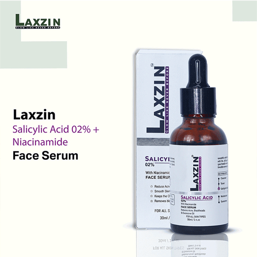 Laxzin Salicylic Acid 02% + Niacinamide Face Serum 30ml