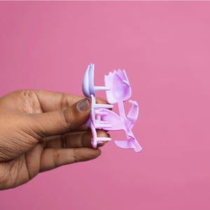 Tulip Flower Hair Clip - Purple & Lavender