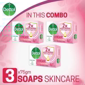 Dettol Skincare Soap 75g ( Buy 3 & Get 30TK Off )