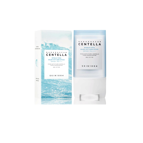 SKIN1004 Madagascar Centella Hyalu Cica Silky fit Sun Stick 20g SPF50+ PA++++ •