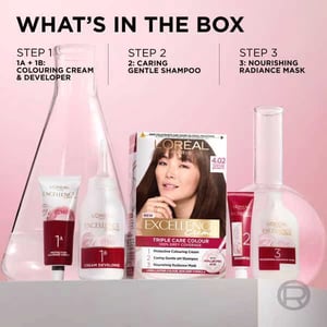 L'Oreal Paris Excellence Creme Haircolour - 4.02 Tempting Brunette •