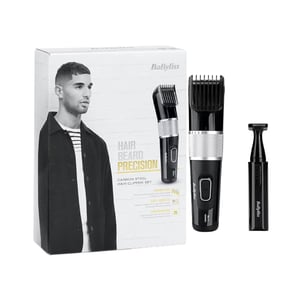 Babyliss Men Hair Beard Precision Clipper Set - 7468U