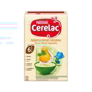 Nestle Rice & Mixed Vegetables (From 6months) 250g •