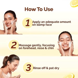 Mamaearth Vitamin C Face Wash With Vitamin C And Turmeric For Skin Illumination 100ml  •